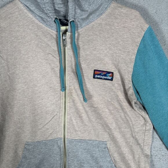 Patagonia Board Short Full Zip Light Weight Hoodie Women’s Size S Organic Cotton - Picture 3 of 16